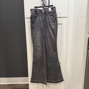 Judy Blue Dark Gray Flare Jeans